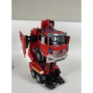 Transformers Firetruck Lights/Sounds Inferno Hot Spot Pyra Magna Optimus Prime